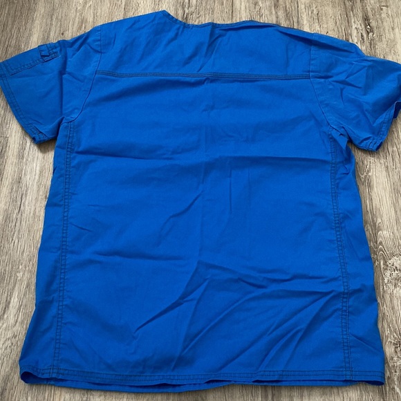 Blue Scrub Top - Picture 2 of 4